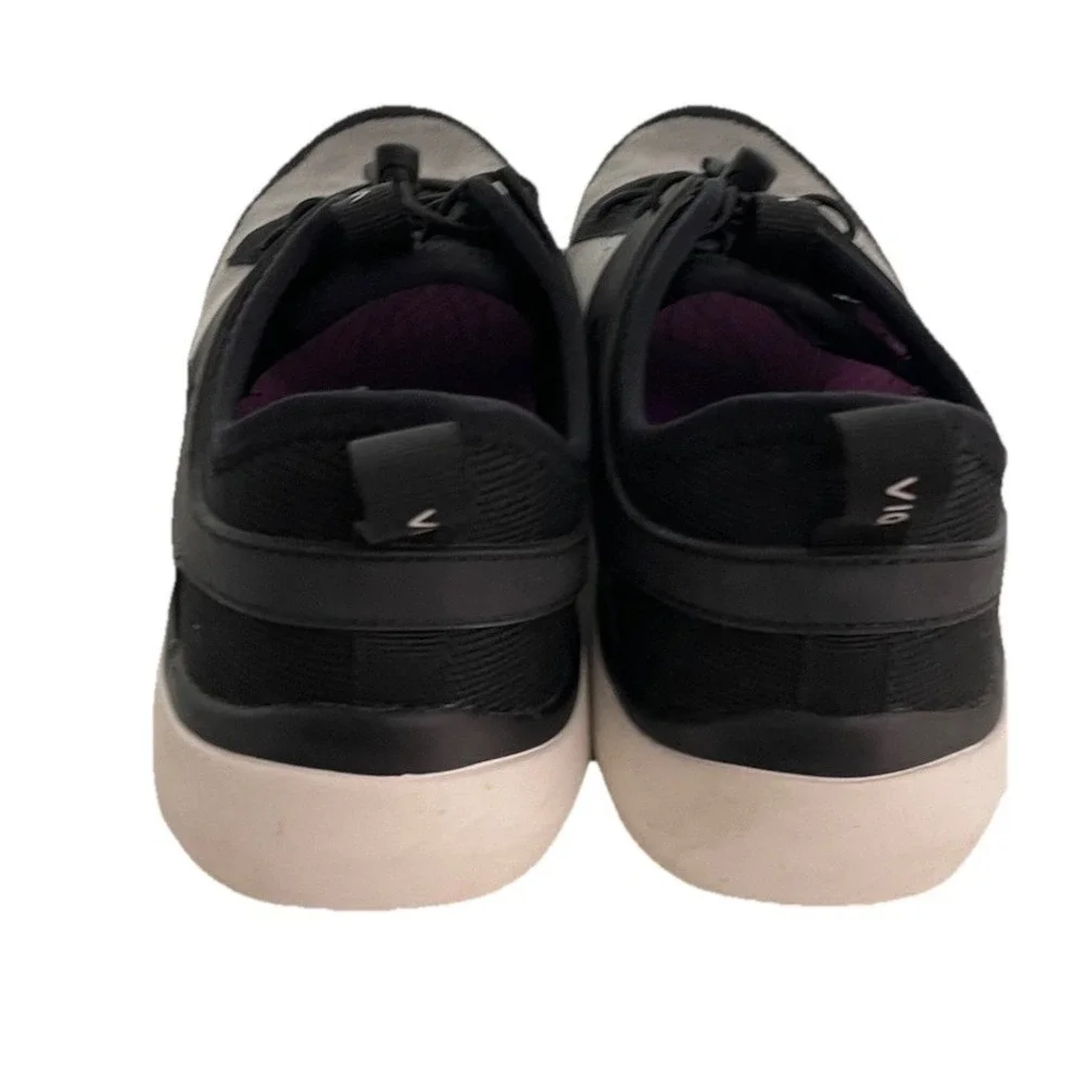 Vionic Amalia Shoes‎  Gray Black Athletic Walking Comfort Sneakers Size 8